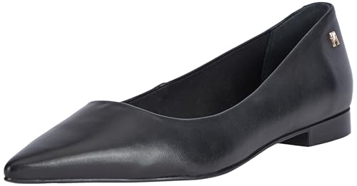 Tommy Hilfiger Women TH POINTY BALLERINA, Black, 37 EU von Tommy Hilfiger
