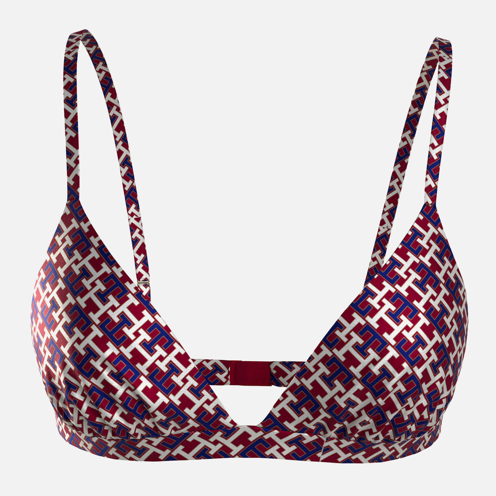 Tommy Hilfiger Monogram Silk Triangle Bra - S von Tommy Hilfiger