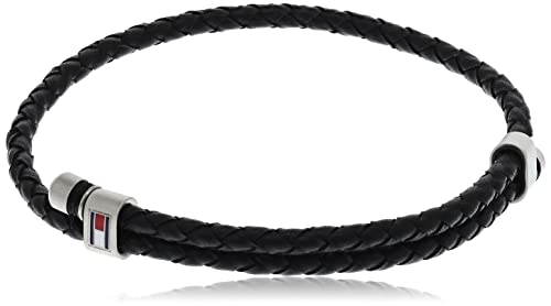 Tommy Hilfiger Jewelry Armband für Herren aus Leder Schwarz - 2790224 von Tommy Hilfiger