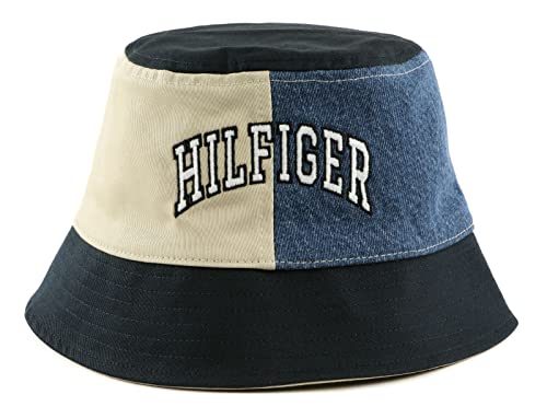 Tommy Hilfiger Youth Varsity Reversible Bucket Hat L/XL Savannah Sand/Denim von Tommy Hilfiger