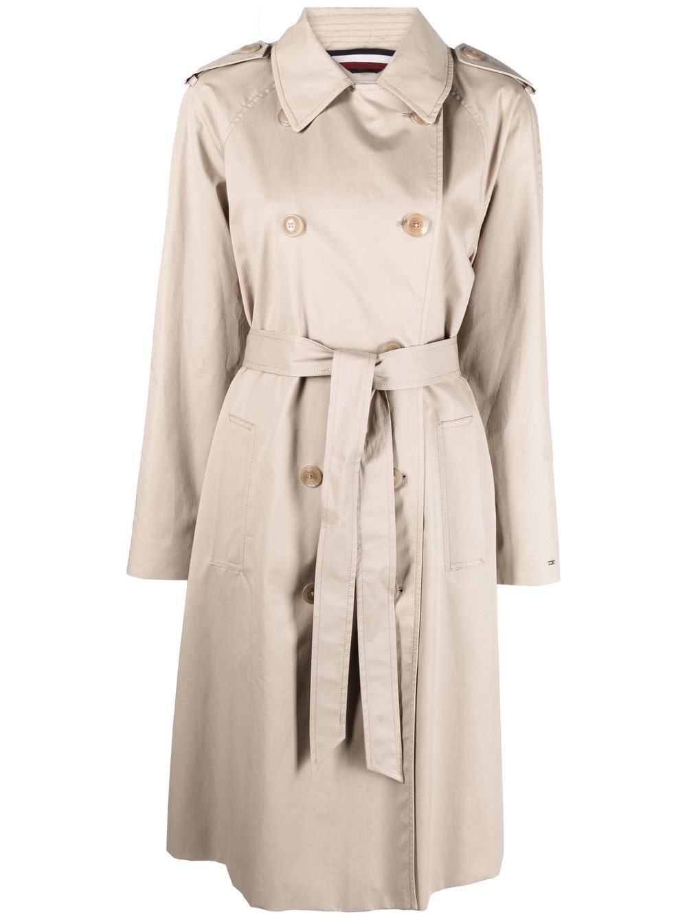 Tommy Hilfiger Klassischer Trenchcoat - Nude von Tommy Hilfiger