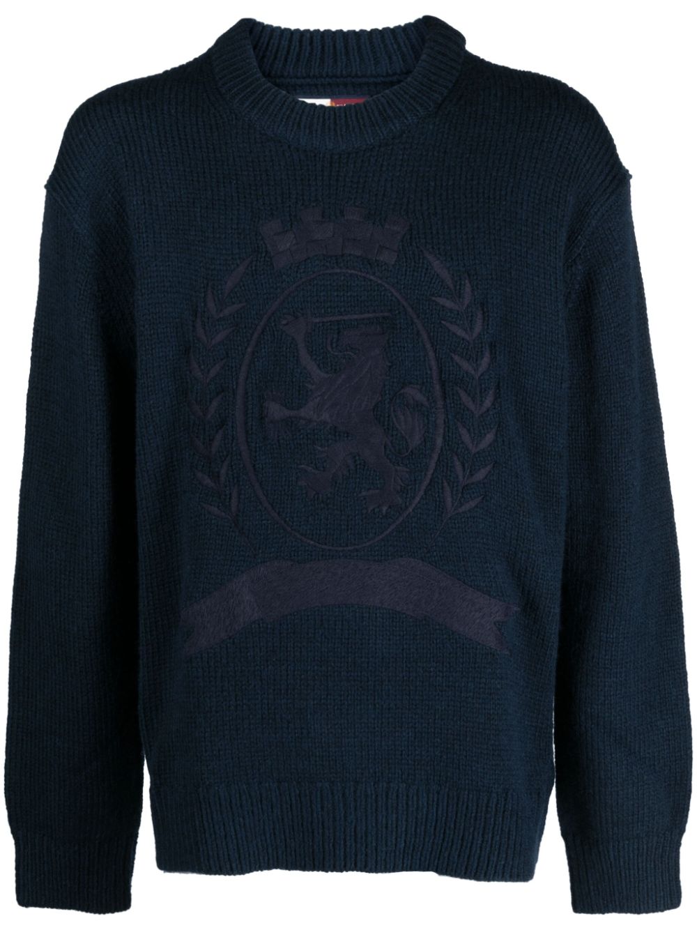 Tommy Hilfiger Pullover mit Logo-Stickerei - Blau von Tommy Hilfiger