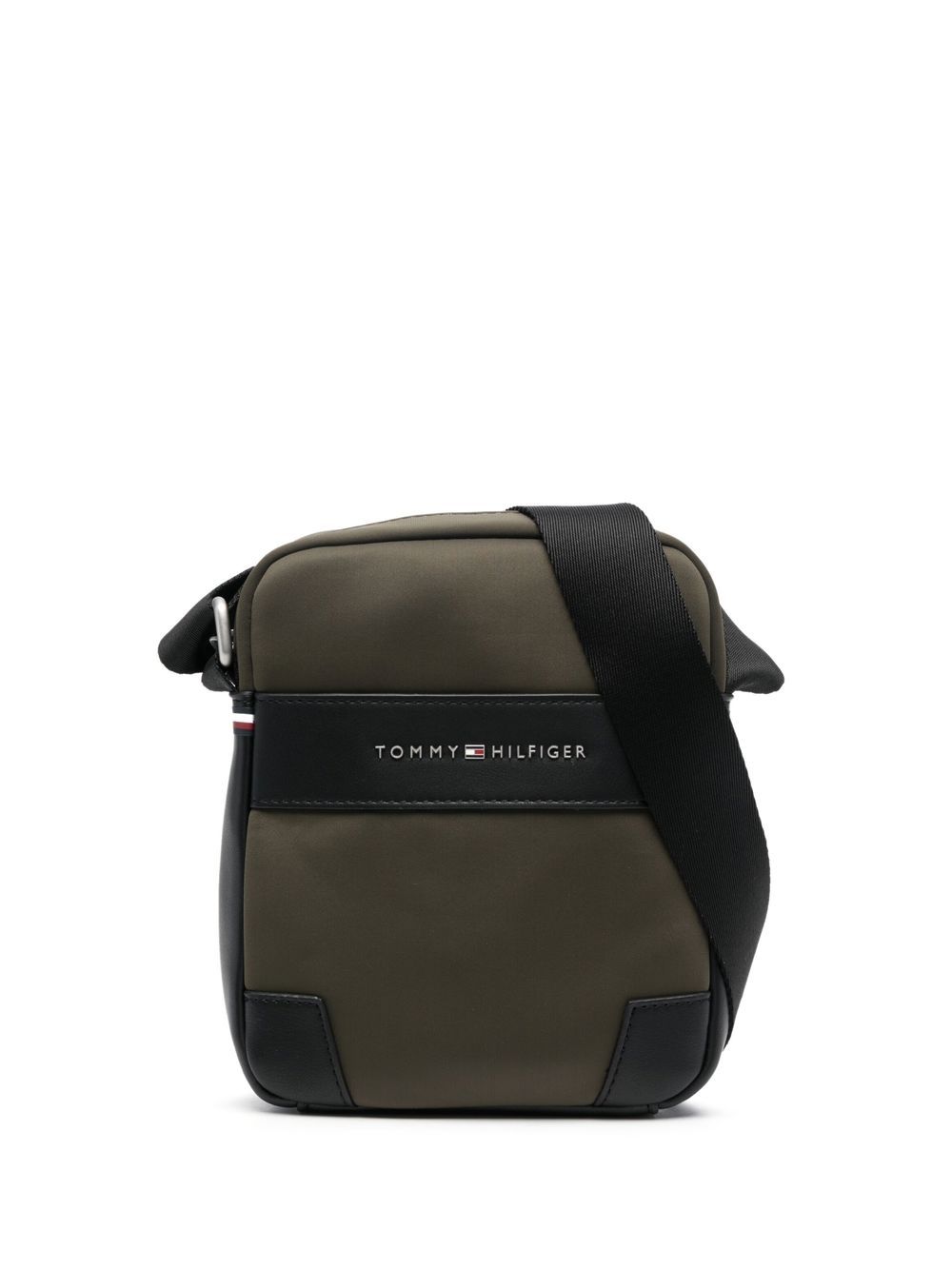 Tommy Hilfiger Schultertasche mit Logo-Schild - Grün von Tommy Hilfiger