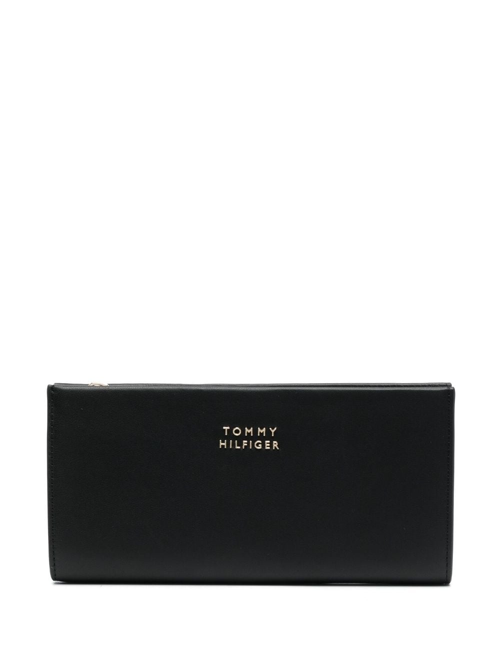 Tommy Hilfiger Portemonnaie mit Logo-Schild - Schwarz von Tommy Hilfiger