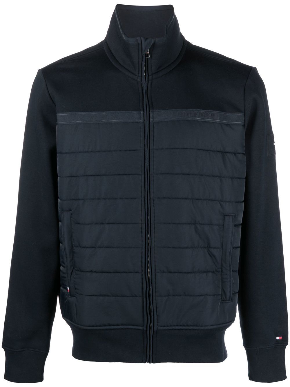 Tommy Hilfiger Daunenjacke im Materialmix - Blau von Tommy Hilfiger