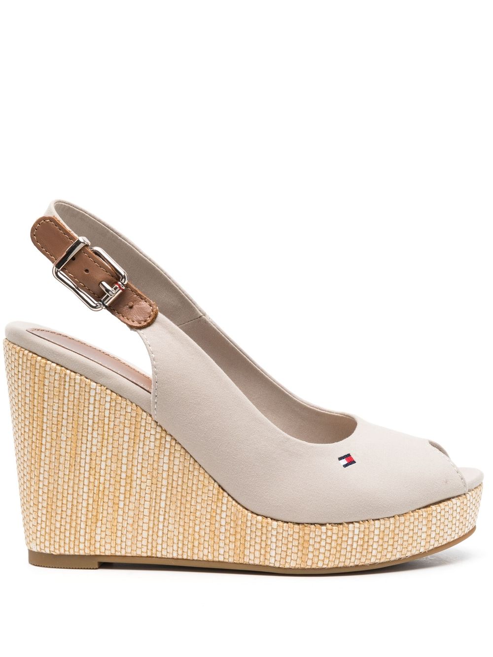 Tommy Hilfiger Wedge-Sandalen - Nude von Tommy Hilfiger