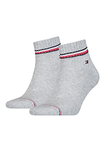 Tommy Hilfiger Herren Iconic Quarter Socken, Tommy Original, 43/46 (2er Pack) von Tommy Hilfiger