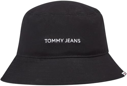 Tommy Jeans Damen Fischerhut Bucket Hat, Schwarz (Black), Einheitsgröße von Tommy Hilfiger