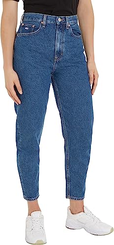 Tommy Jeans Damen Jeans Mom Jeans High Rise, Blau (Denim Medium), 24W / 34L von Tommy Jeans