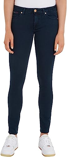 Tommy Jeans Damen Jeans Hose Sophie Stretch, Blau (Avenue Dark Blue Stretch), 24W/34L von Tommy Jeans
