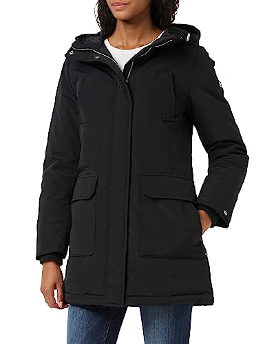 Tommy Jeans Damen Parka Technical Winter, Schwarz (Black), XXS von Tommy Jeans