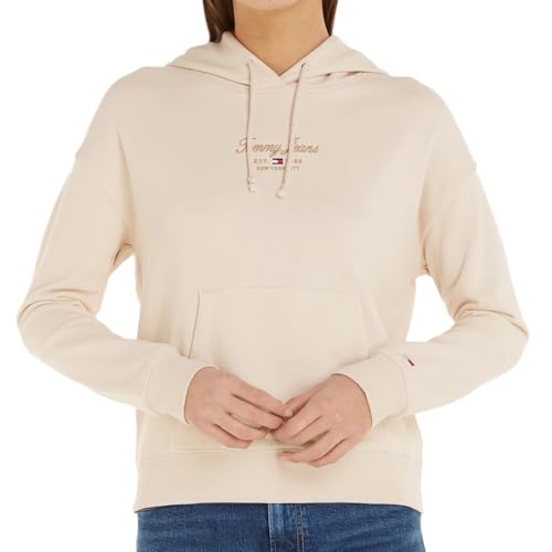 Tommy Jeans Felpa Dw0dw16406acg BEIGE L von Tommy Hilfiger