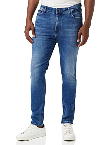 Tommy Jeans Herren Jeans Simon Skinny Stretch, Blau (Dynamic Jacob Mid Blue Stretch), 27W / 32L von Tommy Jeans