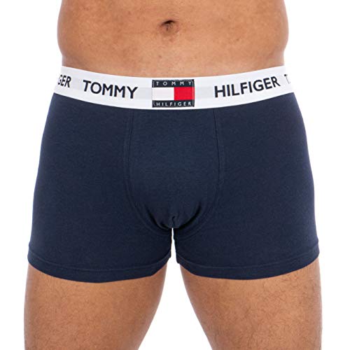 Tommy Hilfiger Herren Trunk 810 Retroshorts, Blau, L von Tommy Hilfiger