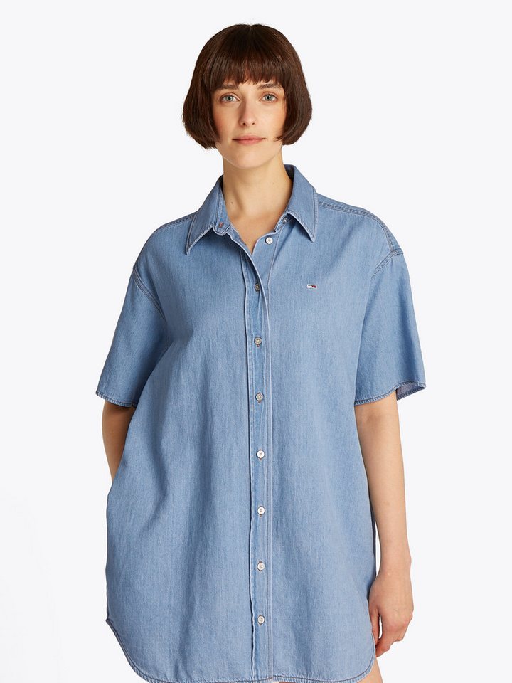 Tommy Jeans Curve Hemdblusenkleid SS SHIRT DRESS EXT in Großen Größen von Tommy Jeans Curve