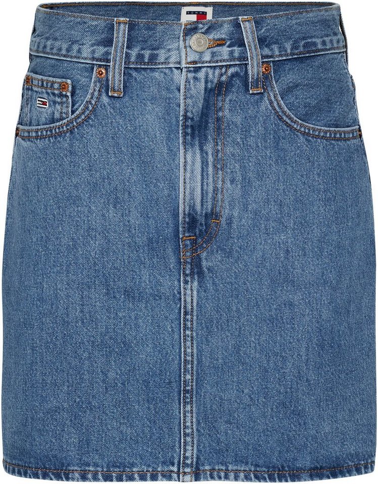 Tommy Jeans Curve Jeansrock CRV MOM UH SKIRT BH0034 Webrock Große Größen von Tommy Jeans Curve