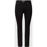 Tommy Jeans Curve PLUS SIZE Jeans mit Label-Patch Modell 'MELANY' in Black, Größe 44 von Tommy Jeans Curve