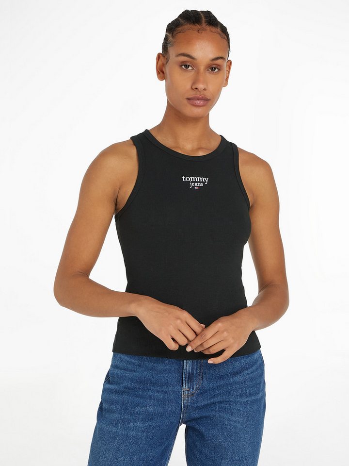 Tommy Jeans Curve Tanktop TJW SLM ESSENTIAL LOGO 1TANK EXT Große Größen von Tommy Jeans Curve