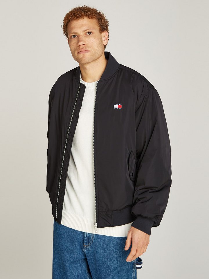 Tommy Jeans Plus Bomberjacke TJM ENTRY BOMBER EXT Große Größen mit Logopatch von Tommy Jeans Plus