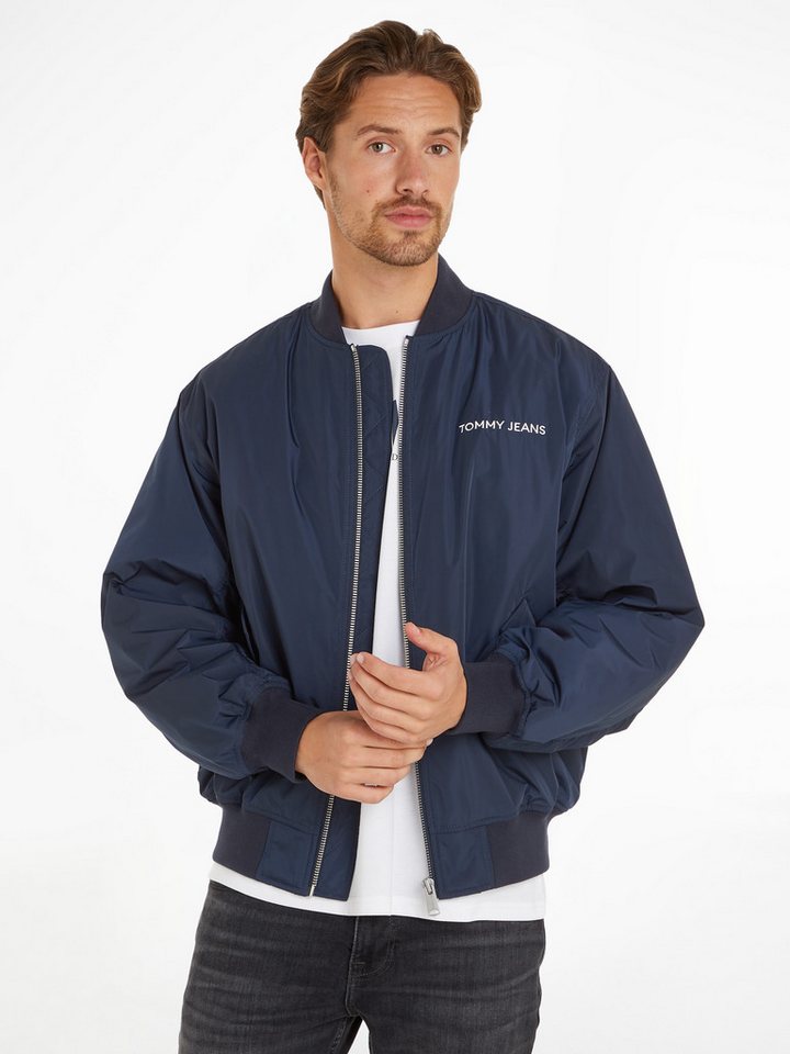 Tommy Jeans Plus Bomberjacke TJM ENTRY BOMBER EXT Große Größen mit Logopatch von Tommy Jeans Plus