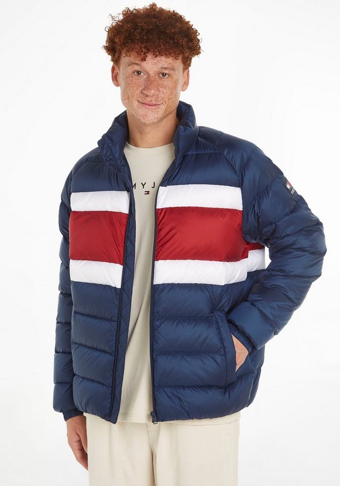 Tommy Jeans Plus Steppjacke TJM BLOCK STRIPE LT DOWN JKT EXT von Tommy Jeans Plus