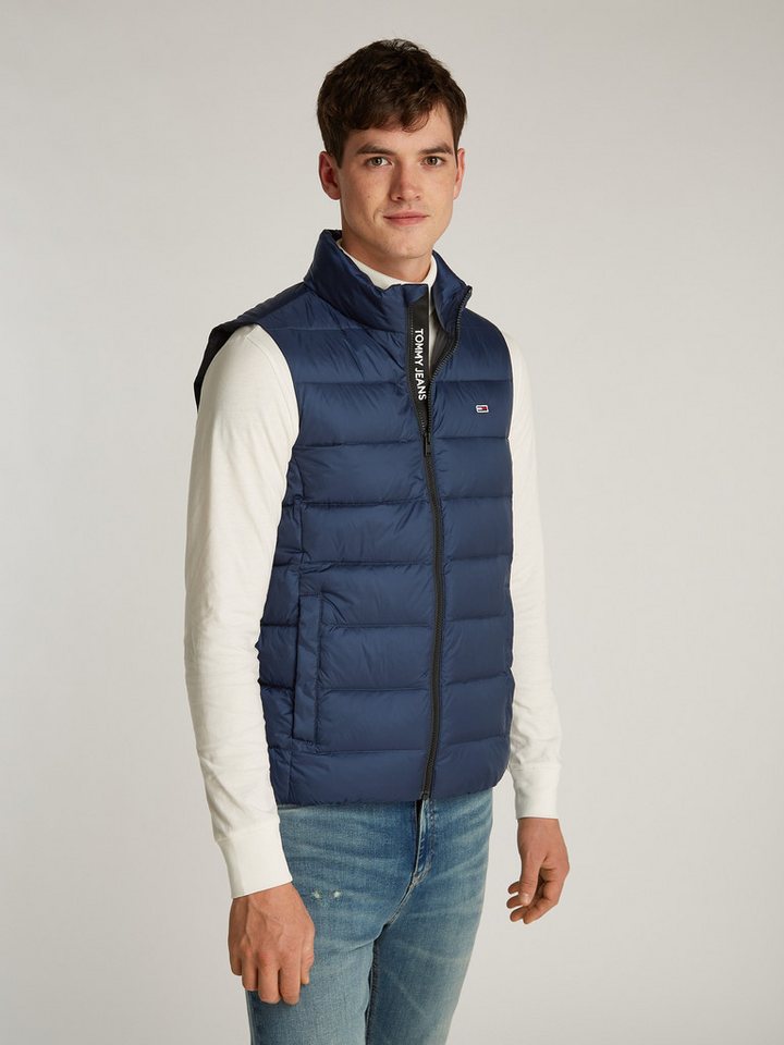 Tommy Jeans Plus Steppweste TJM LT DOWN VEST EXT in Großen Größen, Logostickerei, Eingriffstaschen von Tommy Jeans Plus
