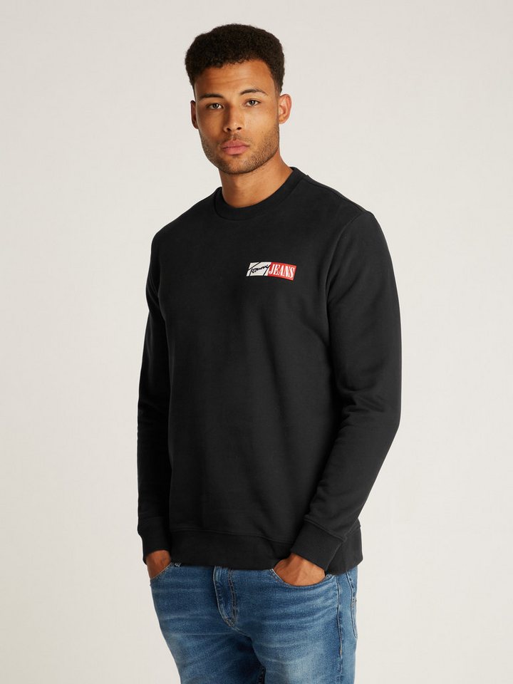 Tommy Jeans Plus Sweatshirt TJM REG ENTRY GRAPHIC CREW EXT in Großen Größen, Logodruck Tommy Jeans Plus Sweatshirt TJM REG ENTRY GRAPHIC CREW EXT in Großen Größen, Logodruck von Tommy Jeans Plus