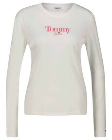 Damen Langarmshirt TJW SLIM ESSENTIAL LOGO 1 LS von Tommy Jeans