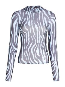 Damen Longsleeve TJW ZEBRA MESH von Tommy Jeans