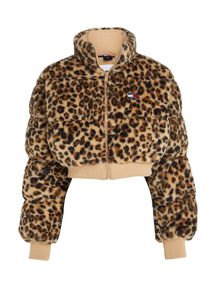 Damen Steppjacke  TJW ULTRA CROPPED LEO FAUX FUR von Tommy Jeans