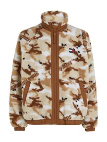 Herren Jacke SHERPA mit Camouflage-Logo Print Relaxed Fit von Tommy Jeans