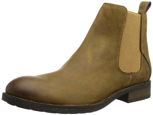 Hilfiger Denim Darren 1A EM56816136, Herren Chelsea Boots, Braun (Cuoio 671), EU 42 von Tommy Jeans