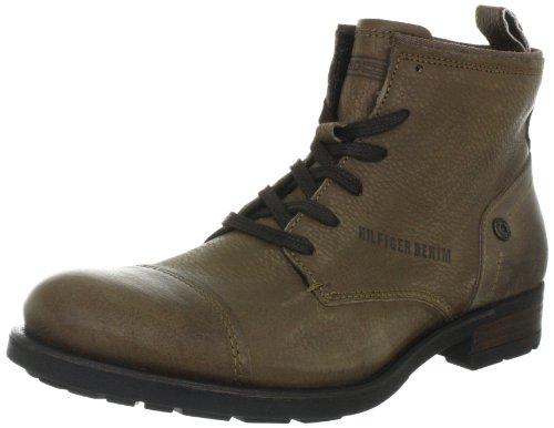 Hilfiger Denim Darryl 2A EM56814607, Herren Boots, Braun (Saddle 210), EU 40 von Tommy Jeans