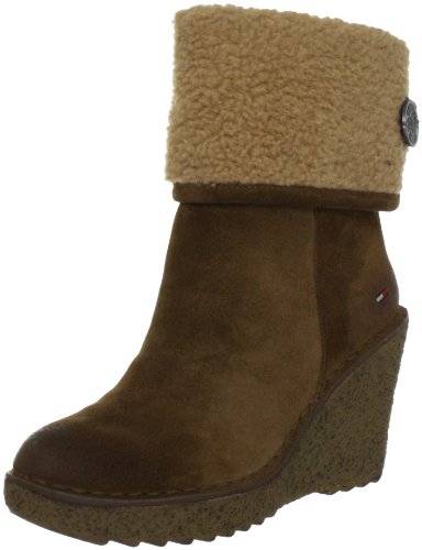 Hilfiger Denim GILL 2 EN56814863, Damen Fashion Halbstiefel & Stiefeletten, Braun (Saddle 210), EU 37 von Tommy Jeans