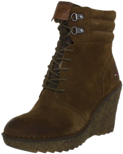 Hilfiger Denim GILL 3 EN56814864, Damen Fashion Halbstiefel & Stiefeletten, Braun (Saddle 210), EU 40 von Tommy Jeans