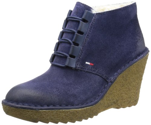 Hilfiger Denim GILL 4W EN56816093, Damen Stiefel, Blau (Peacoat 409), EU 40 von Tommy Jeans