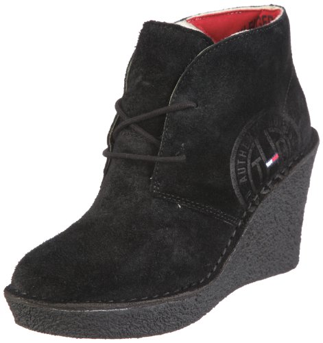 Hilfiger Denim Green 5 FW56812765, Damen Stiefel, Schwarz (Black 990), EU 38 von Tommy Jeans