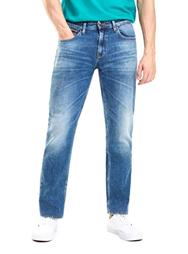 Hilfiger Denim Herren ORIGINAL STRAIGHT RYAN ELKMB Straight Jeans, Blau (Elk Mid Blue Com 911), W32/L34 von Tommy Jeans