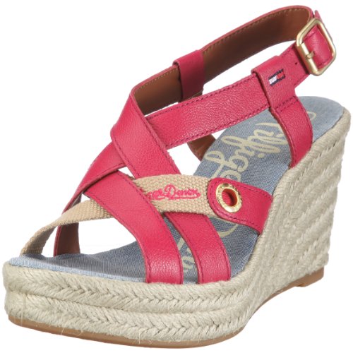 Hilfiger Denim Kenmare 2 FW5SA01777, Damen, Sandalen/Fashion-Sandalen, Pink (Cerise 613), EU 42 von Tommy Jeans