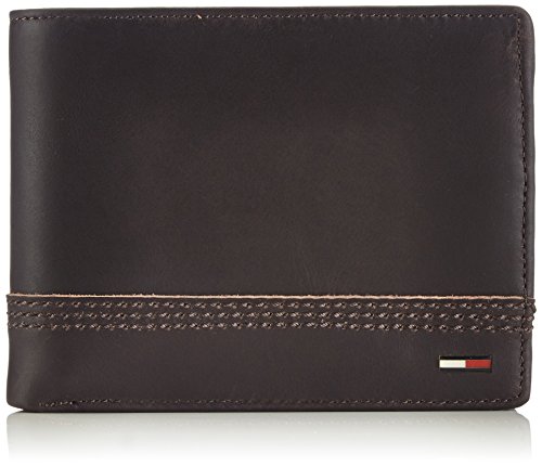 Hilfiger Denim TYLOR CC FLAP & COIN POCKET EK56924947 Herren Geldbörsen 14x10x2 cm (B x H x T), Braun (COFFEE-EUR / COGNAC 276) von Tommy Jeans