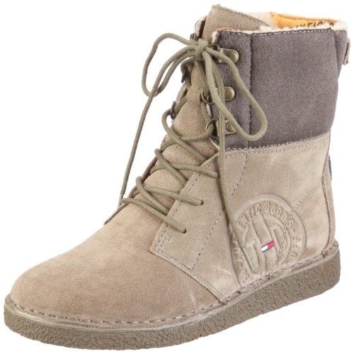 Hilfiger Denim WATTS 6 FW56812800, Damen Stiefel, Beige (Soil 018), EU 38 von Tommy Jeans