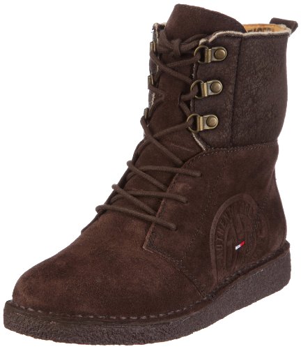 Hilfiger Denim WATTS 6 FW56812800, Damen Stiefel, Braun (Dark Brown 201), EU 42 von Tommy Jeans