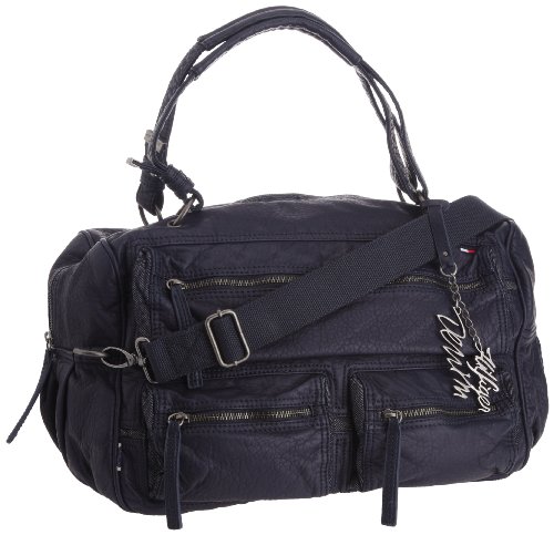 Hilfiger Denim Winter Duffle El56917373, Damen Schultertasche, Blau (Midnight Blue/Blue), Einheitsgröße von Tommy Jeans