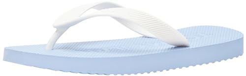 Tommy Jeans Damen Flip Flops Logo Zehentrenner, Blau (Moderate Blue), 36 von Tommy Jeans