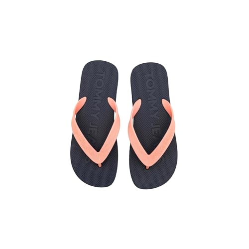 Tommy Jeans Damen Flip Flops Logo Zehentrenner, Rosa (Tickled Pink), 40 von Tommy Jeans