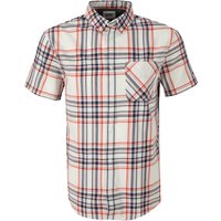 TOMMY JEANS Herren Kurzarmhemd weiß kariert von Tommy Jeans