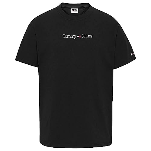 TOMMY JEANS - Men's regular linear logo T-shirt - Size XL von Tommy Hilfiger