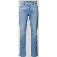 Tommy Jeans Regular Straight Fit Jeans mit Label-Stitching Modell 'RYAN' in Blau, Größe 34/34 von Tommy Jeans