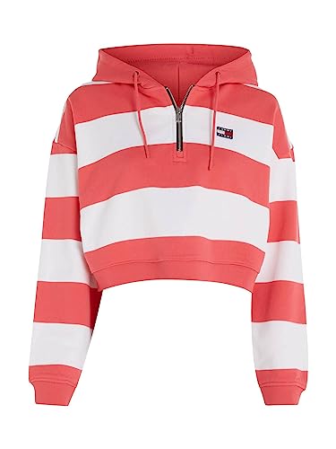 Tommy Jeans Damen Hoodie pink (71) L von Tommy Jeans