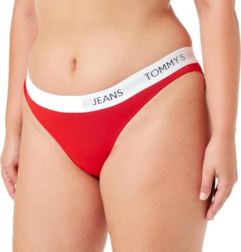 Tommy Jeans Damen Slip Unterwäsche, Rot (Deep Crimson), M von Tommy Hilfiger